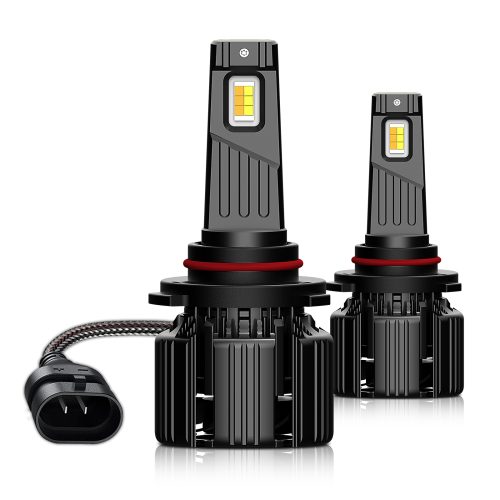 HYSAMI V3 Automotive Headlight LED Bulbs, USV3-9005  CSP LED Chips 24W 5300LM 9-16V IP65